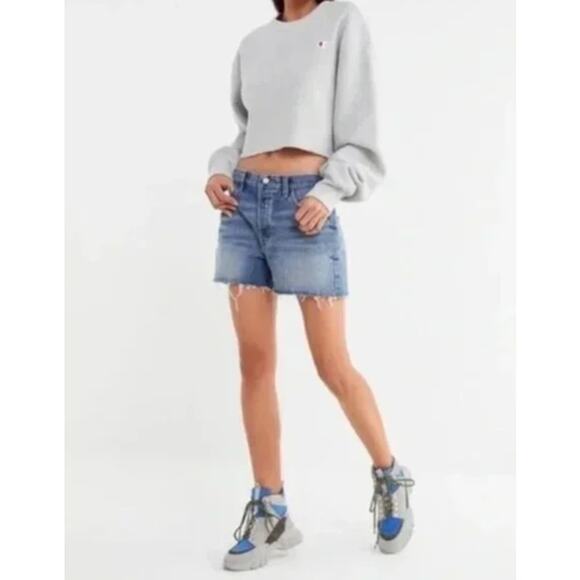 BDG Urban Outfitters Boyfriend Low Rise Shorts Denim Distressed Women's 27 - Picture 10 of 10